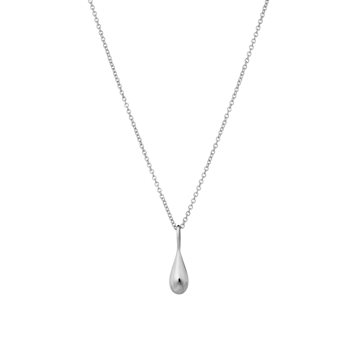 Waterdrop small sterling silver pendant